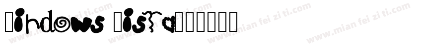Windows Vista字体转换